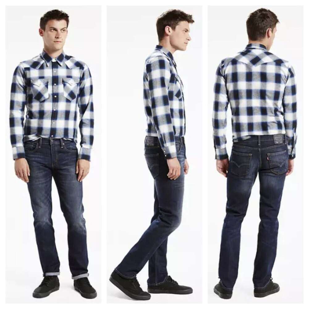 Levi's Men's 511 Slim Fit Jeans Dark Wash Size 34x34